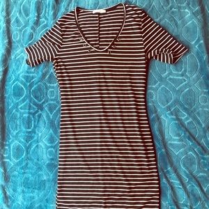 Midi striped dress